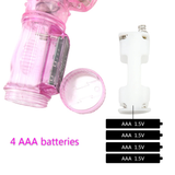 Rabbit Vibrator Clitoris Stimulate / Adult Realistic Dildo / Sex Toy Rotating Bead for Women - EVE's SECRETS