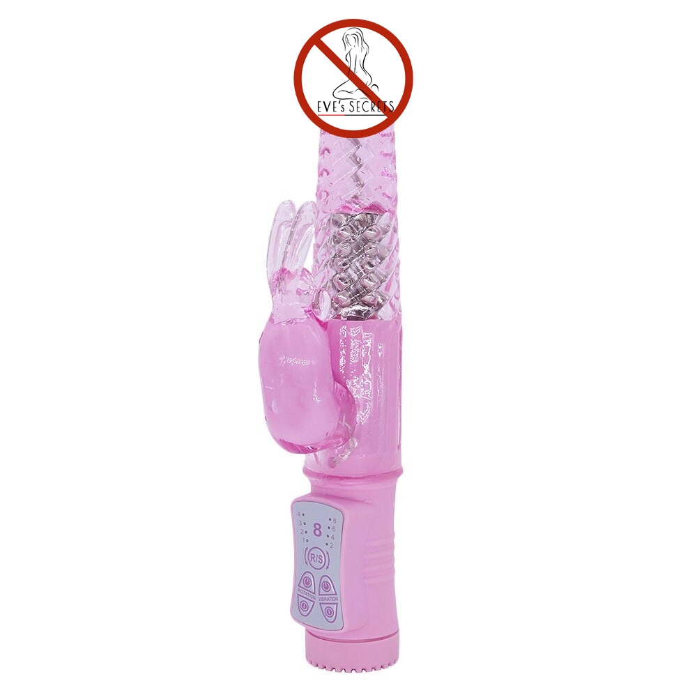 Rabbit Vibrator Massager for Women / Adult Waterproof Dildo / Sex Toy with 8 Speeds - EVE's SECRETS