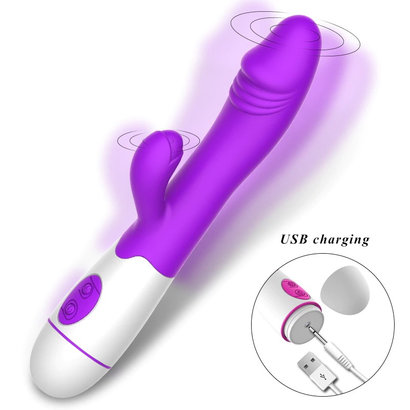 Rabbit Vibrators with 30 Speed Modes for Women / Dual Motor G-Spot Clitoris Massage Sex Toys - EVE's SECRETS