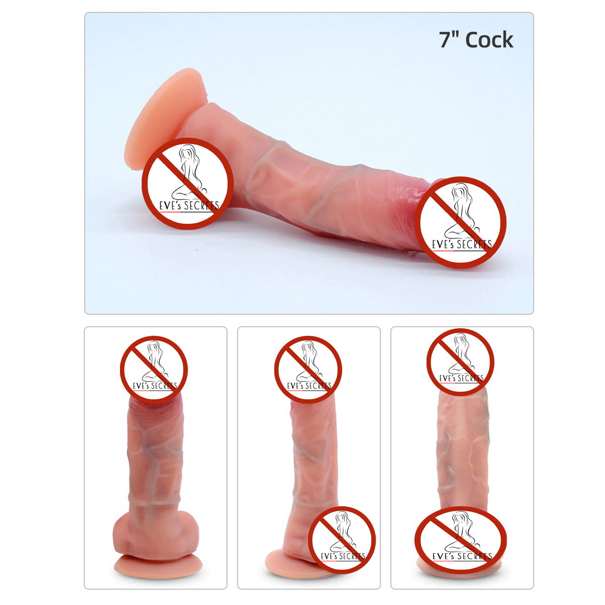 Realistic Dildo Masturbation for Women / Erotic Adult Sex Toy Silicone Dick - EVE's SECRETS