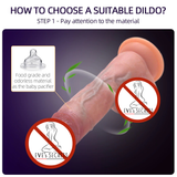 Realistic Dildo Masturbation for Women / Erotic Adult Sex Toy Silicone Dick - EVE's SECRETS