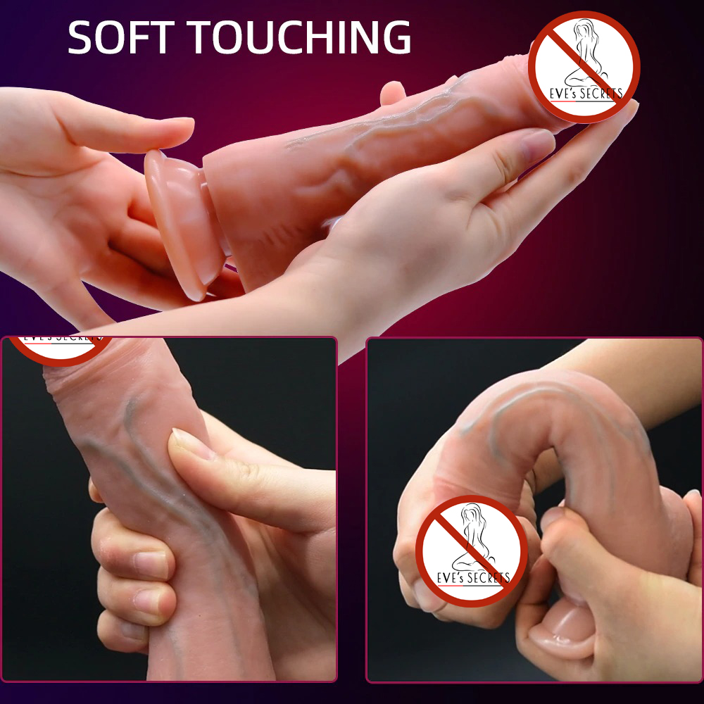 Realistic Dildo Masturbation for Women / Erotic Adult Sex Toy Silicone Dick - EVE's SECRETS