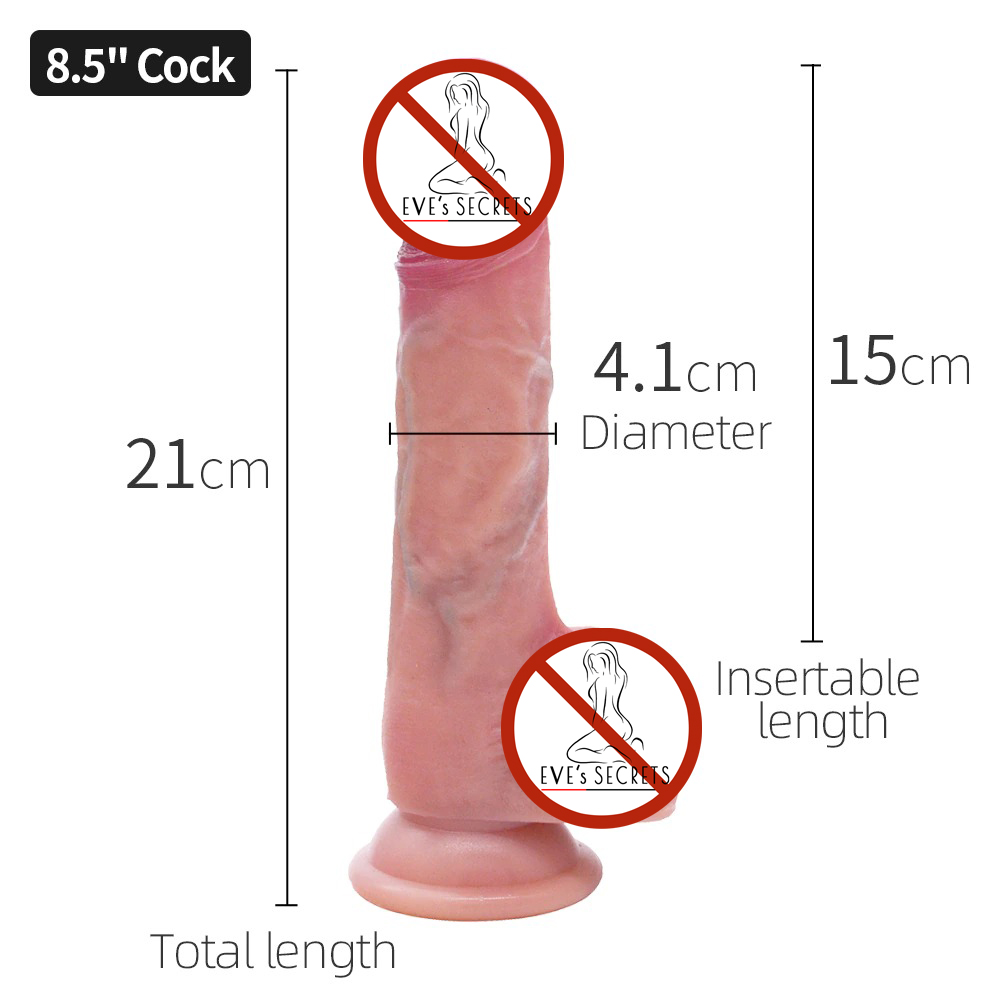 Realistic Dildo Masturbation for Women / Erotic Adult Sex Toy Silicone Dick - EVE's SECRETS