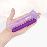Realistic Dildo with Multi-Speed Vibrator / Vaginal and Anal Dildo with Suction Cup - EVE's SECRETS