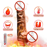 Realistic Dildo with Remote Control / Vibrating Heating Penis for Ladies / Rotating Sex Toy - EVE's SECRETS