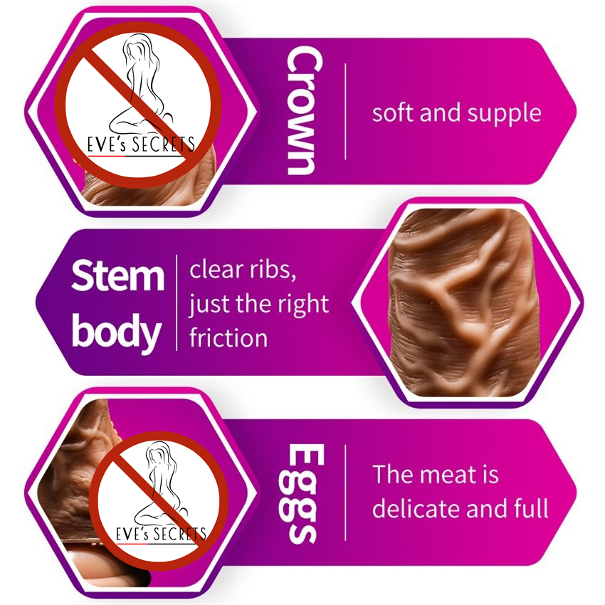 Realistic Dildo with Remote Control / Vibrating Heating Penis for Ladies / Rotating Sex Toy - EVE's SECRETS