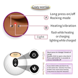 Realistic Dildo with Remote Control / Vibrating Heating Penis for Ladies / Rotating Sex Toy - EVE's SECRETS