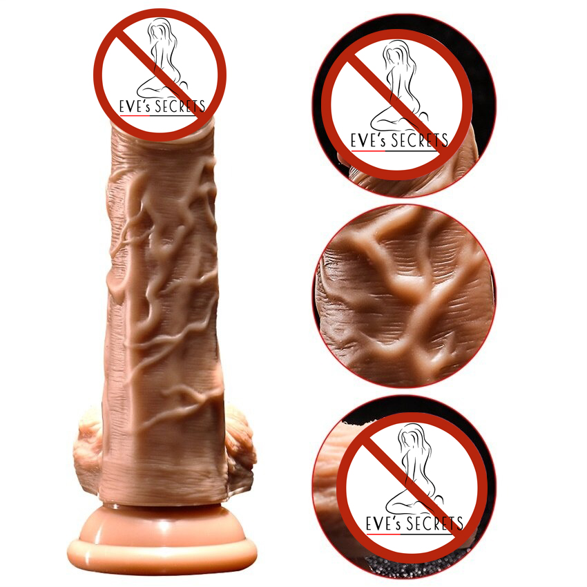Realistic Dildo with Remote Control / Vibrating Heating Penis for Ladies / Rotating Sex Toy - EVE's SECRETS