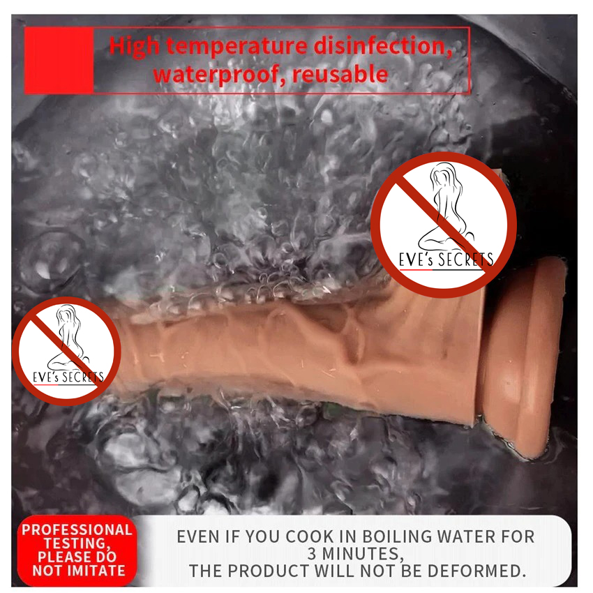 Realistic Dildo with Remote Control / Vibrating Heating Penis for Ladies / Rotating Sex Toy - EVE's SECRETS