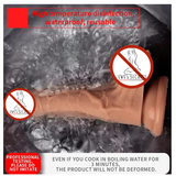 Realistic Dildo with Remote Control / Vibrating Heating Penis for Ladies / Rotating Sex Toy - EVE's SECRETS