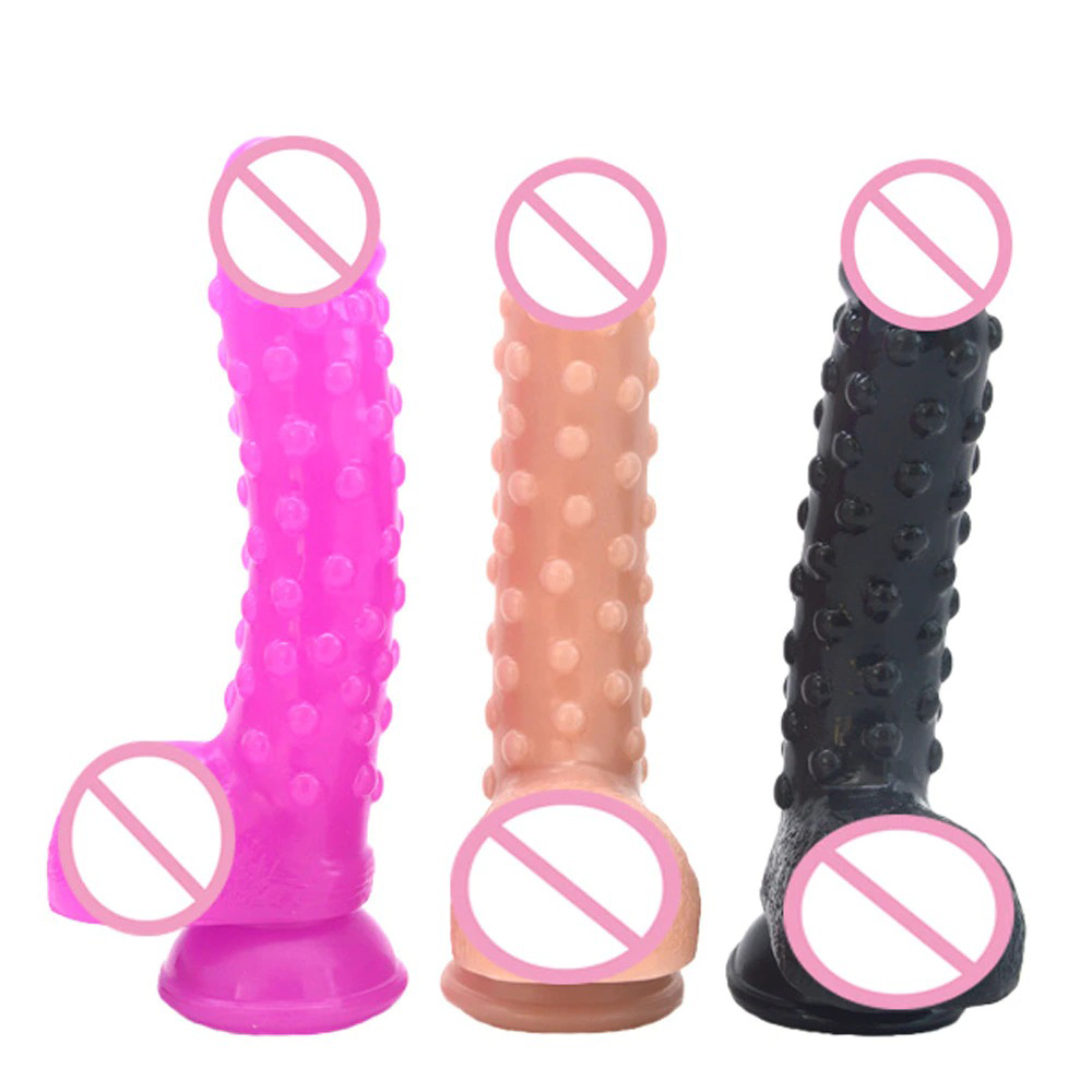 Realistic Dildo with Strong Suction / Adult Female Masturbation Penis Imitator - EVE's SECRETS