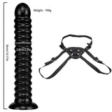 Realistic Large Penis for Sex Games / Long Strap-On Dildo / Unisex Adult Sex Toy - EVE's SECRETS