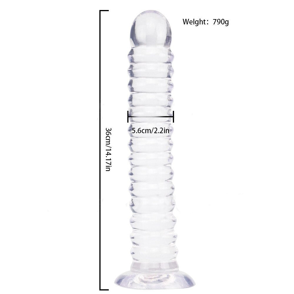 Realistic Large Penis for Sex Games / Long Strap-On Dildo / Unisex Adult Sex Toy - EVE's SECRETS