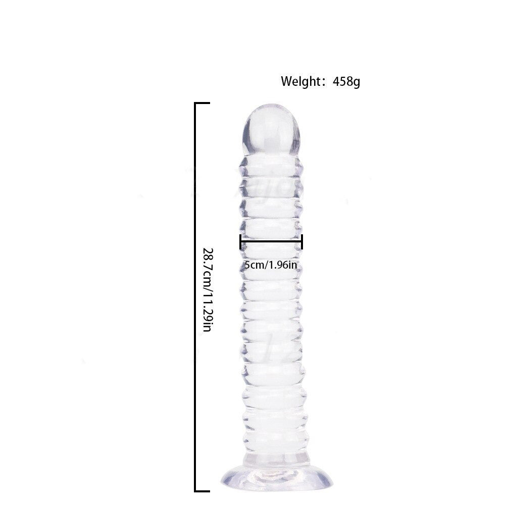 Realistic Large Penis for Sex Games / Long Strap-On Dildo / Unisex Adult Sex Toy - EVE's SECRETS