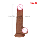 Realistic Penis for Women with Skin Feeling / Female Double-Layer Silicone Dildo Masturbator - EVE's SECRETS