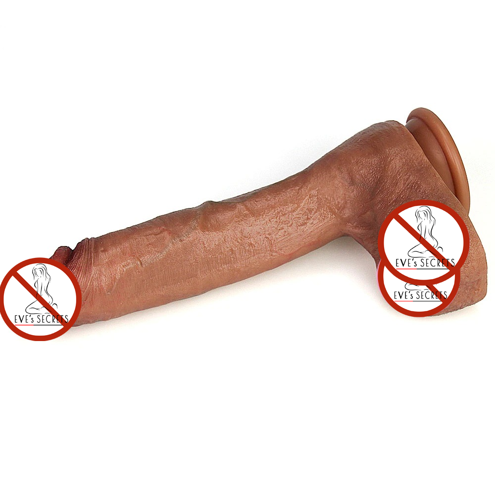 Realistic Penis for Women with Skin Feeling / Female Double-Layer Silicone Dildo Masturbator - EVE's SECRETS
