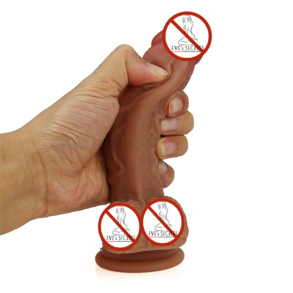 Realistic Penis for Women with Skin Feeling / Female Double-Layer Silicone Dildo Masturbator - EVE's SECRETS