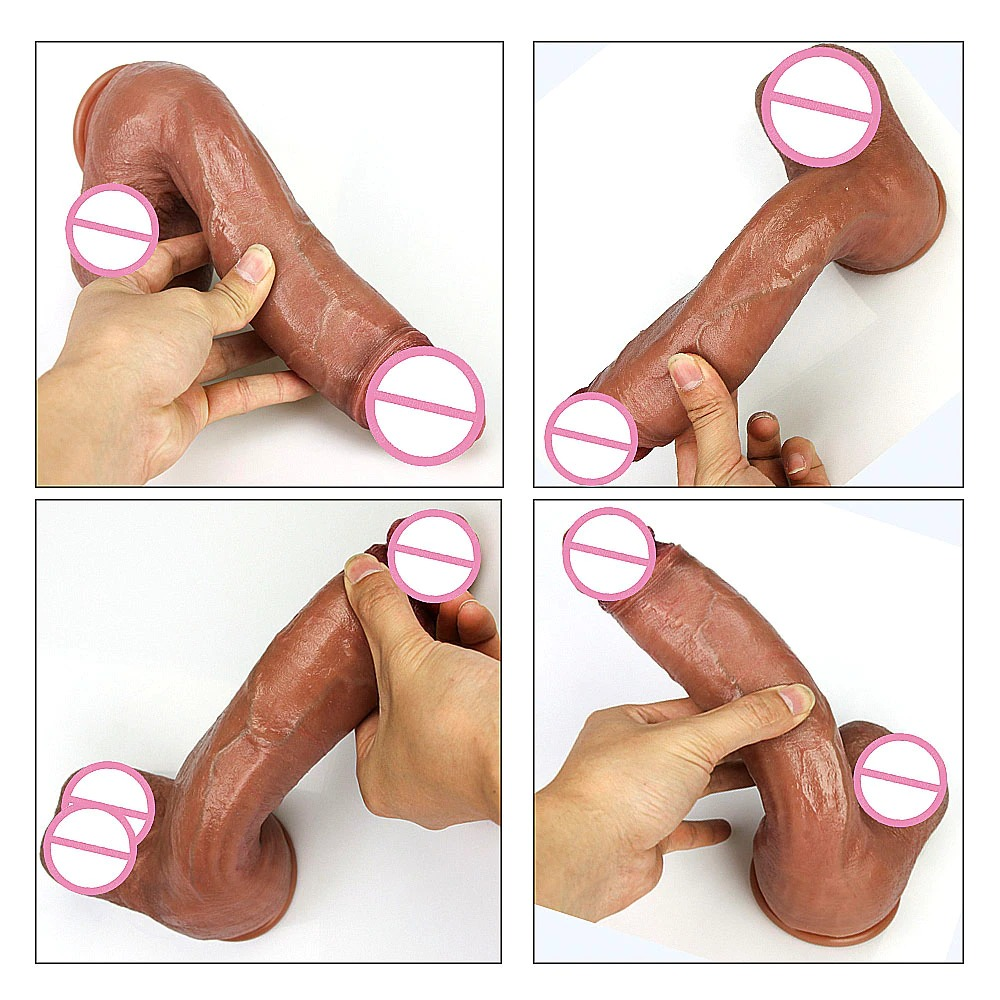 Realistic Penis for Women with Skin Feeling / Female Double-Layer Silicone Dildo Masturbator - EVE's SECRETS