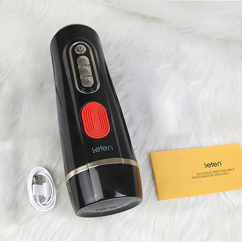 Realistic Vagina Male Masturbator / Men's Blowjob Toy with Vibration and Voice Functions - EVE's SECRETS