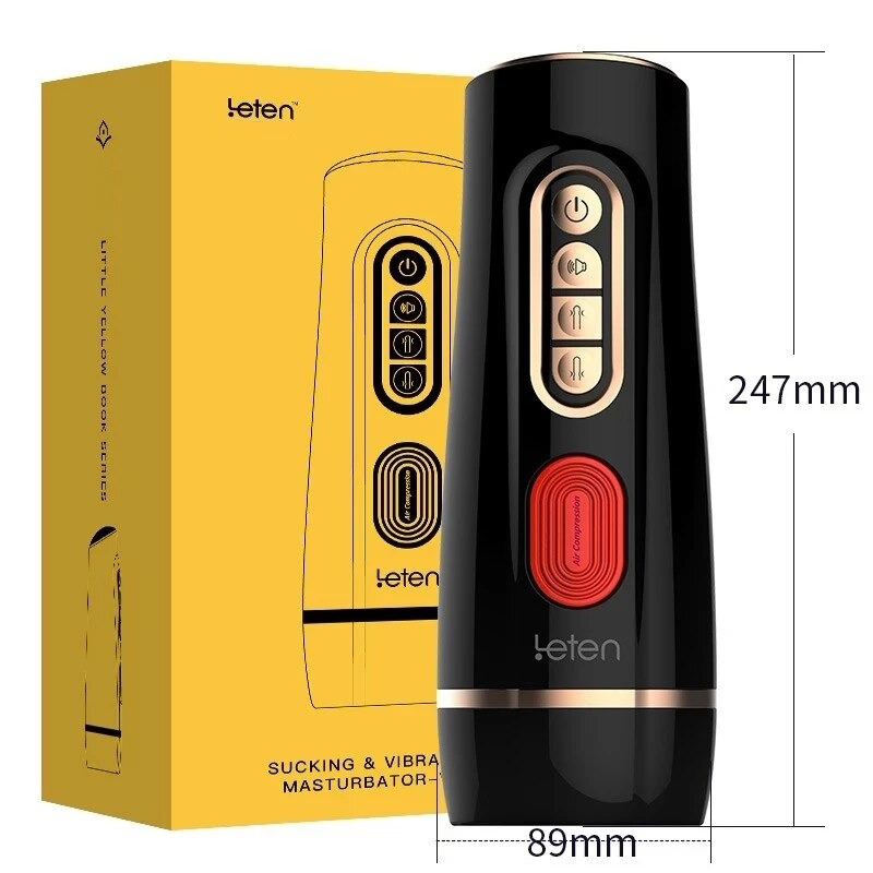 Realistic Vagina Male Masturbator / Men's Blowjob Toy with Vibration and Voice Functions - EVE's SECRETS