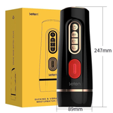 Realistic Vagina Male Masturbator / Men's Blowjob Toy with Vibration and Voice Functions - EVE's SECRETS