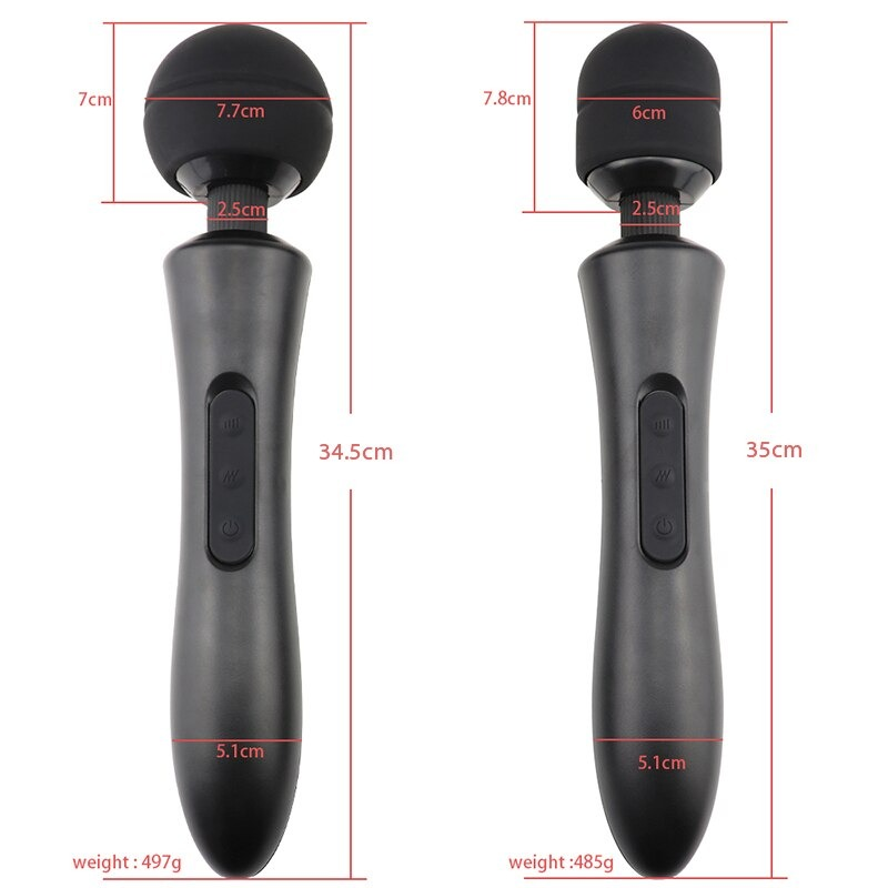 Rechargeable Wand Vibrator for Women / Clitoris Stimulator for Ladies / Adult Sex Toys - EVE's SECRETS