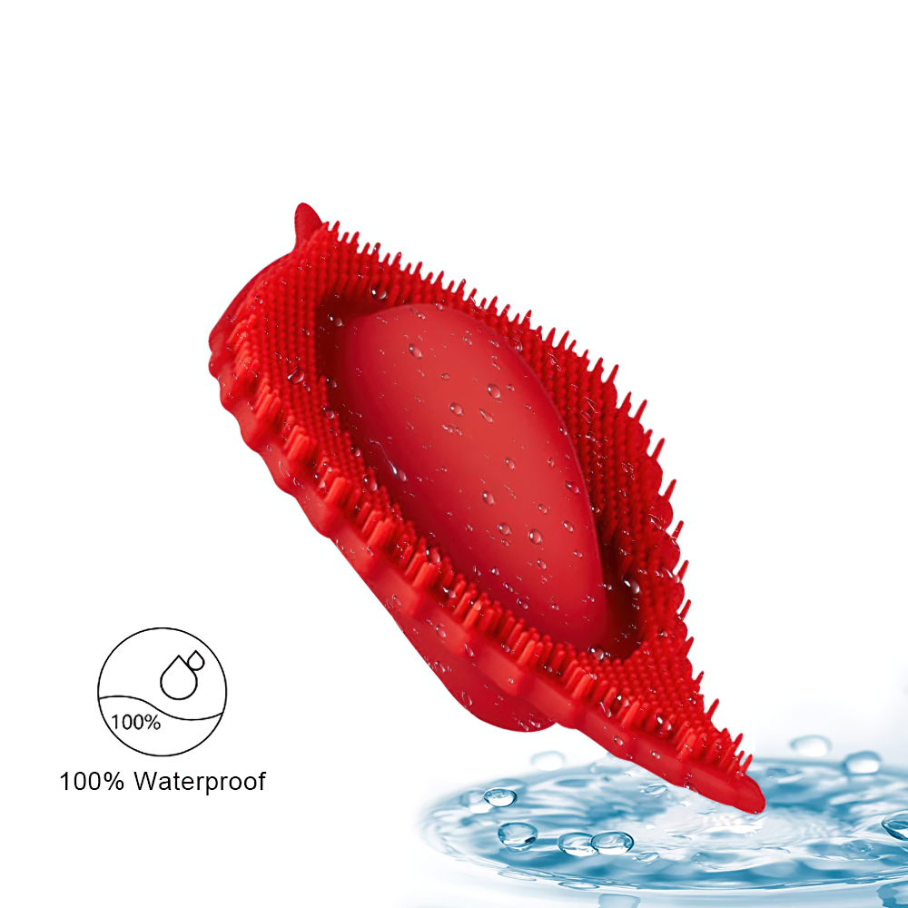 Red Clitoris Silicone Massager / Adult Female Sex Toys / Women's Vibrating Bullet - EVE's SECRETS
