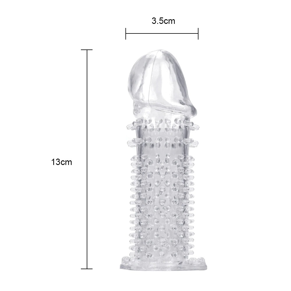 Relief Transparent Penis Sleeve / Penis Extender / Delayed Ejaculation Sex Toy for Men - EVE's SECRETS