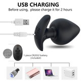 Remote Control Anal Plug Vibrator / Butt Plug For Men and Women / Big Anal Dildos - EVE's SECRETS