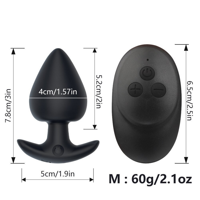 Remote Control Anal Plug Vibrator / Butt Plug For Men and Women / Big Anal Dildos - EVE's SECRETS