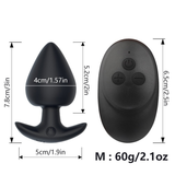 Remote Control Anal Plug Vibrator / Butt Plug For Men and Women / Big Anal Dildos - EVE's SECRETS