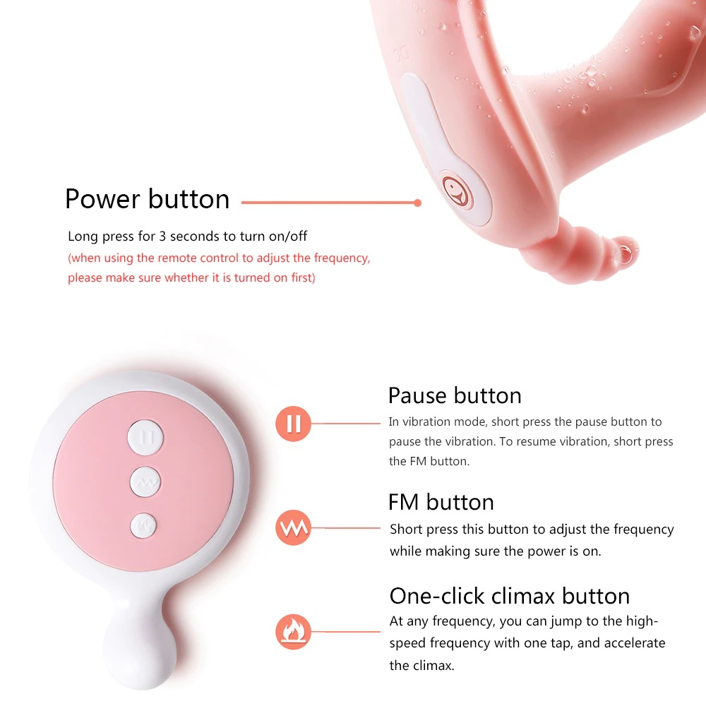 Remote Control Dildo Vibrator for Women / Adult Clitoris Stimulator / Female Sex Masturbator - EVE's SECRETS