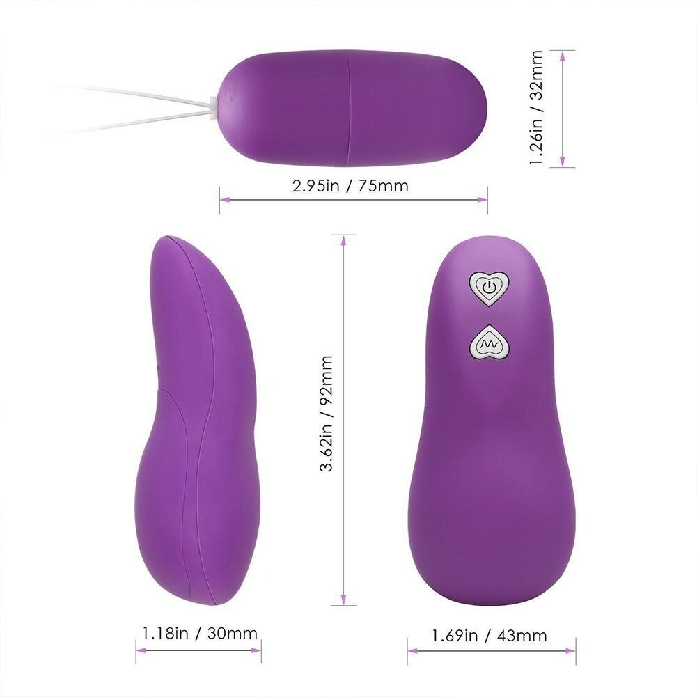Remote Control Jump Egg Vibrator / Wireless Clitoral Bullet Massager / Sex Toys for Women - EVE's SECRETS