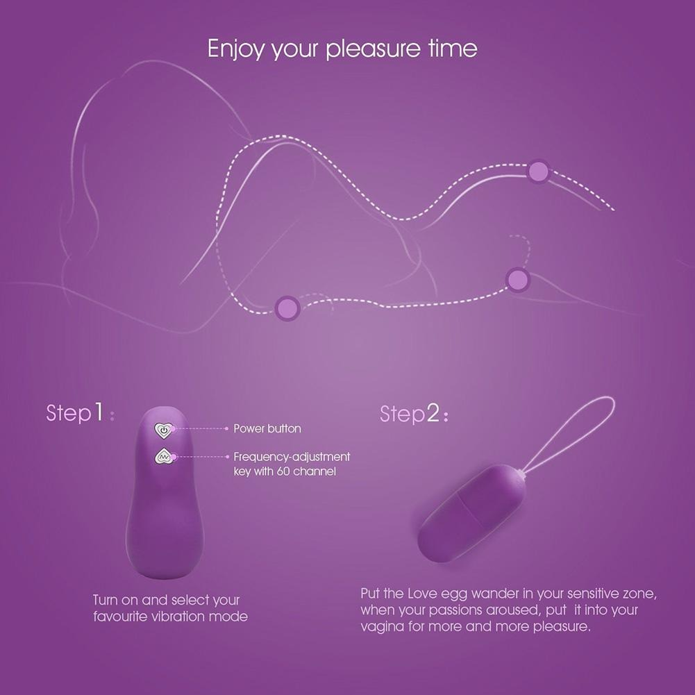 Remote Control Jump Egg Vibrator / Wireless Clitoral Bullet Massager / Sex Toys for Women - EVE's SECRETS