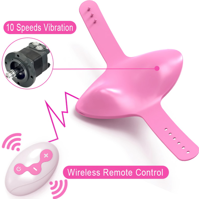 Remote Control Panty Strapon Vibrators / Wireless Erotic Clitoral Stimulator / Sex Toys for Women - EVE's SECRETS