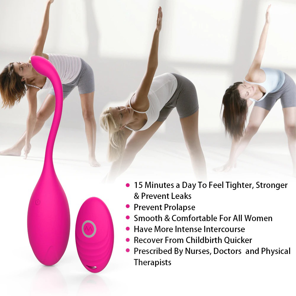 Remote Controlled Love Egg Vibrator / Clitoral Stimulator / Vaginal Muscle Exerciser - EVE's SECRETS