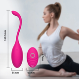 Remote Controlled Love Egg Vibrator / Clitoral Stimulator / Vaginal Muscle Exerciser - EVE's SECRETS