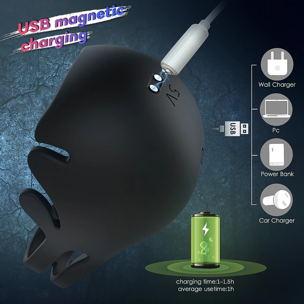 Remote Controlled Scrotum Massager / Vibrating Cock Rings / Penis Massager - EVE's SECRETS