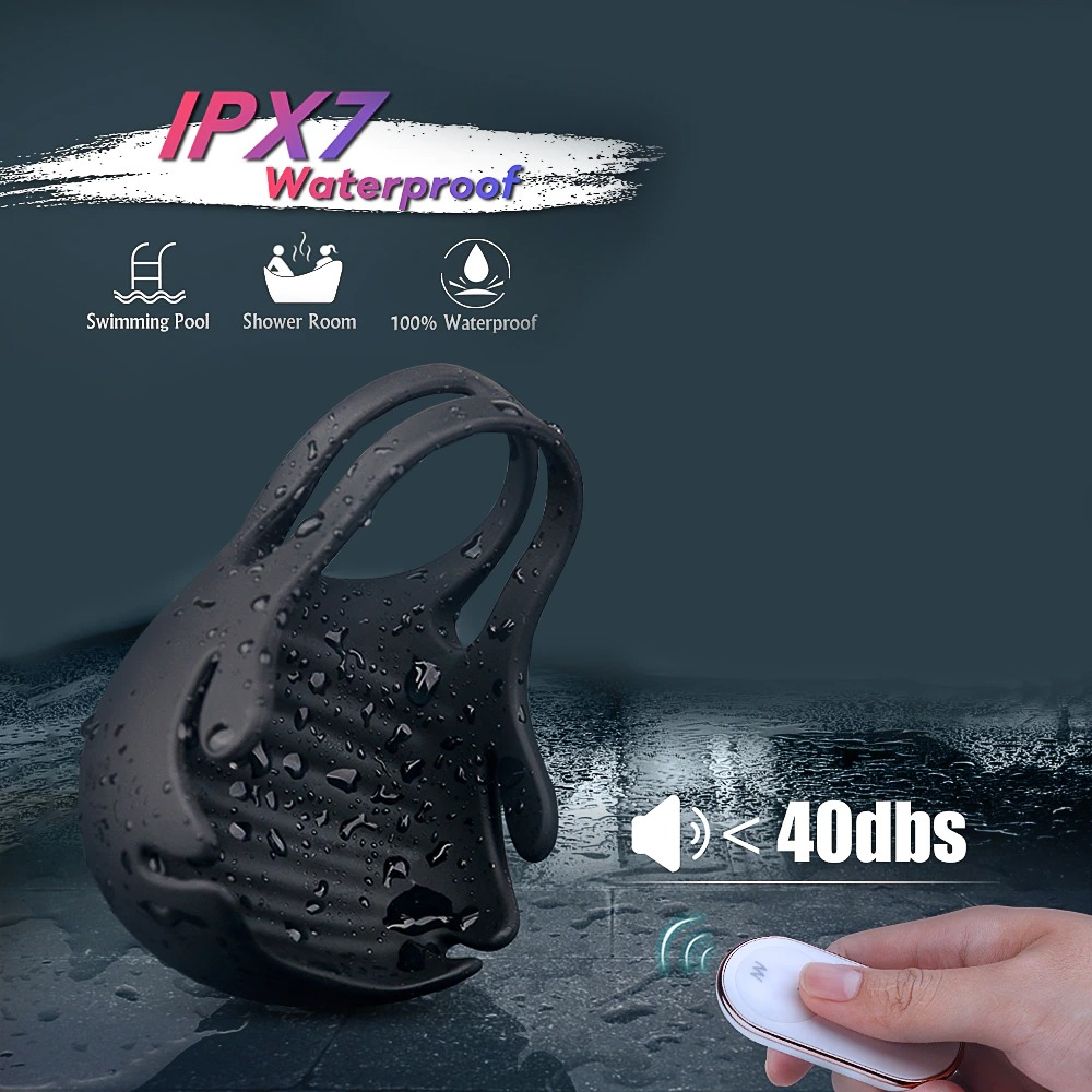 Remote Controlled Scrotum Massager / Vibrating Cock Rings / Penis Massager - EVE's SECRETS