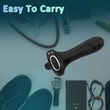 Remote Controlled Vibrators For Couples / Men's Silicone Cock Ring / Black Male Masturbator - EVE's SECRETS