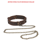 Retro BDSM Bondage Kit of 4-Pieces / Handcuffs & Restraint Collar for Adult / Erotic Sex Toys - EVE's SECRETS