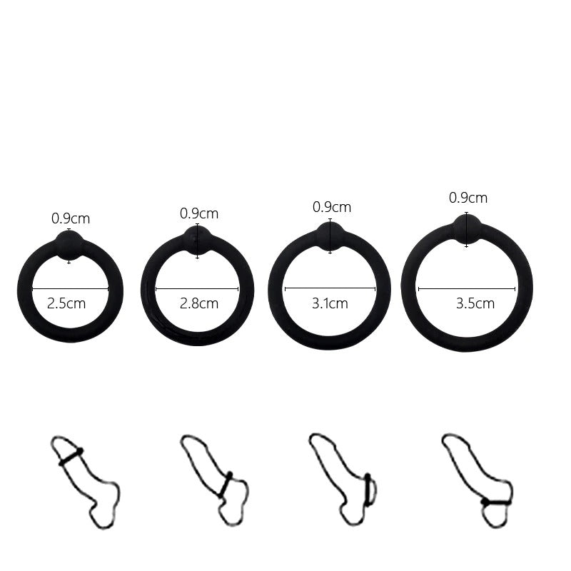 Reusable Cock Rings / Delay Ejaculation Penis Rings / Erotic Sex Toys for Men - EVE's SECRETS