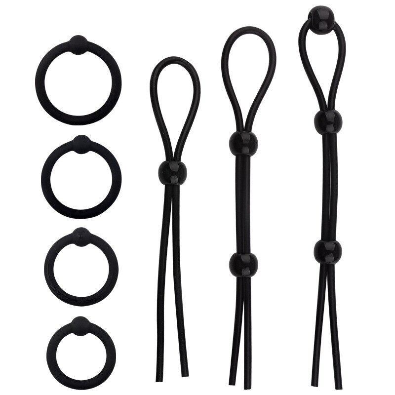 Reusable Cock Rings / Delay Ejaculation Penis Rings / Erotic Sex Toys for Men - EVE's SECRETS