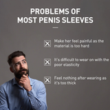 Reusable Condoms With Spikes / Extender Enlargement Sleeve For Penis - EVE's SECRETS