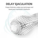 Reusable Condoms With Spikes / Extender Enlargement Sleeve For Penis - EVE's SECRETS