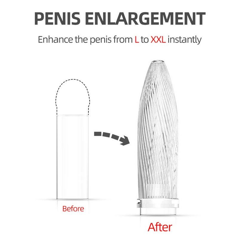 Reusable Condoms With Spikes / Extender Enlargement Sleeve For Penis - EVE's SECRETS