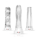 Reusable Condoms With Spikes / Extender Enlargement Sleeve For Penis - EVE's SECRETS
