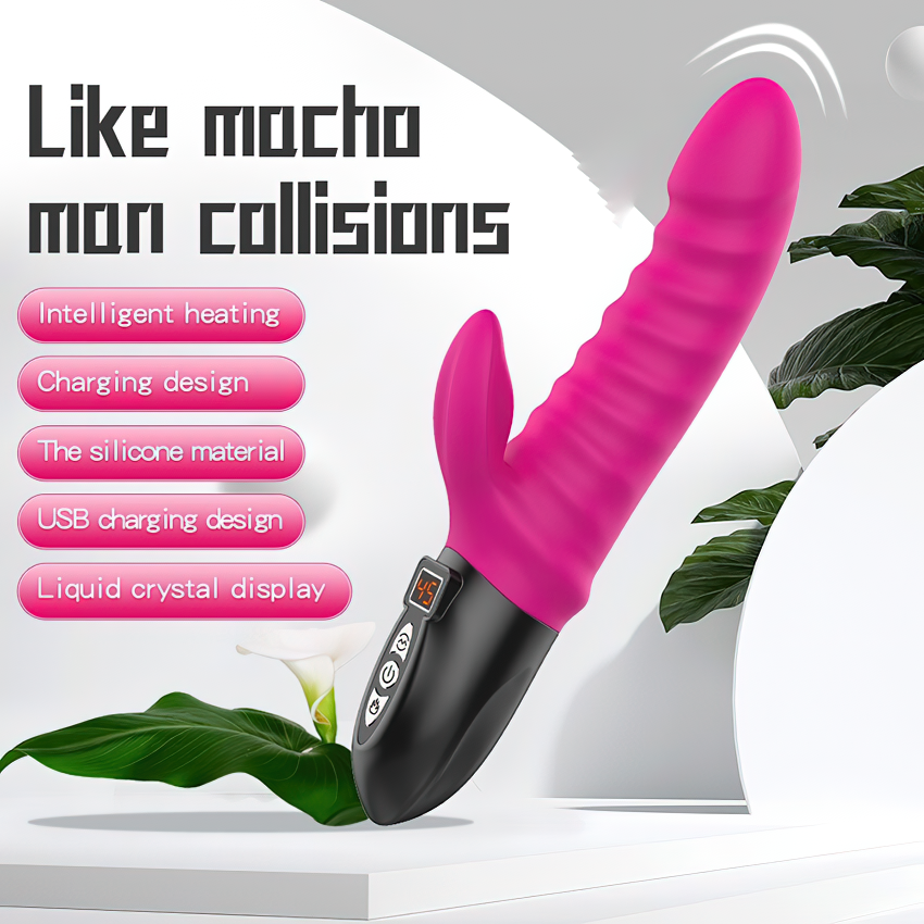 Ribbed G-Spot Vibrator For Women / Female Rabbit Vibrator / Clitoral Stimulation Sex Toys - EVE's SECRETS