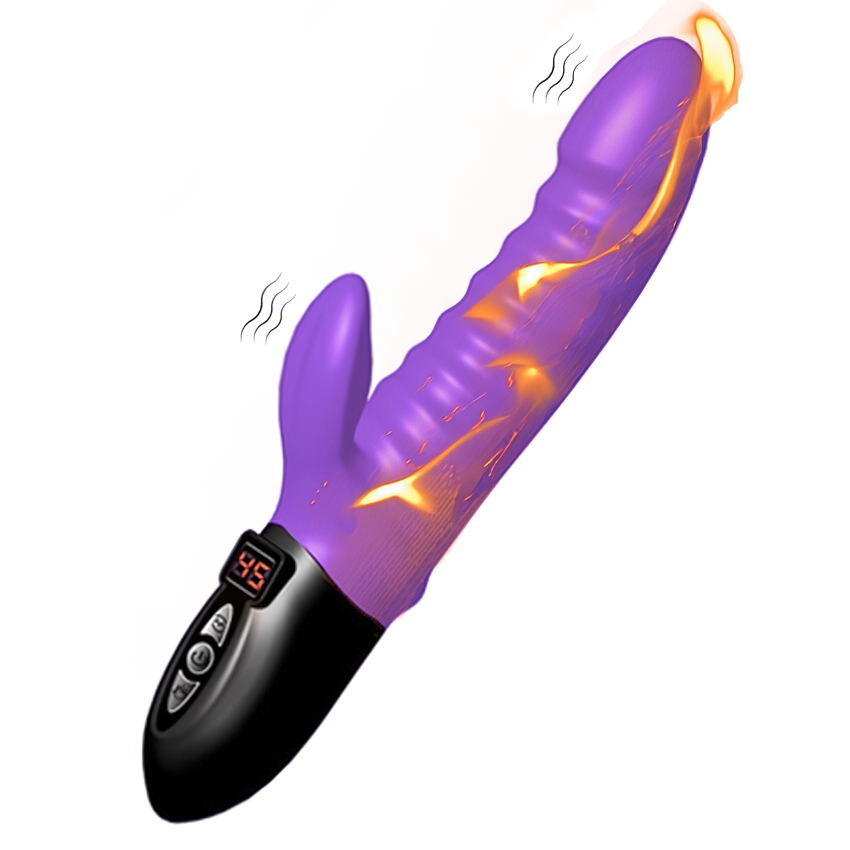 Ribbed G-Spot Vibrator For Women / Female Rabbit Vibrator / Clitoral Stimulation Sex Toys - EVE's SECRETS