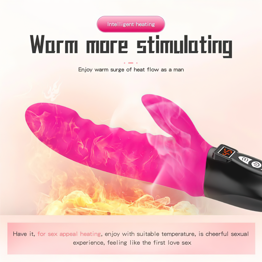 Ribbed G-Spot Vibrator For Women / Female Rabbit Vibrator / Clitoral Stimulation Sex Toys - EVE's SECRETS